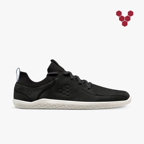 Vivobarefoot Primus Knit Lux II Mens Trainers Black UK VRPJ